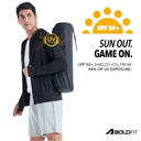 Mens Full Sleeve UV Protection Summer Jacket - Black
