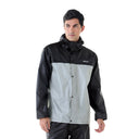 StormBreaker Raincoat Top & Bottom Set - Black Grey