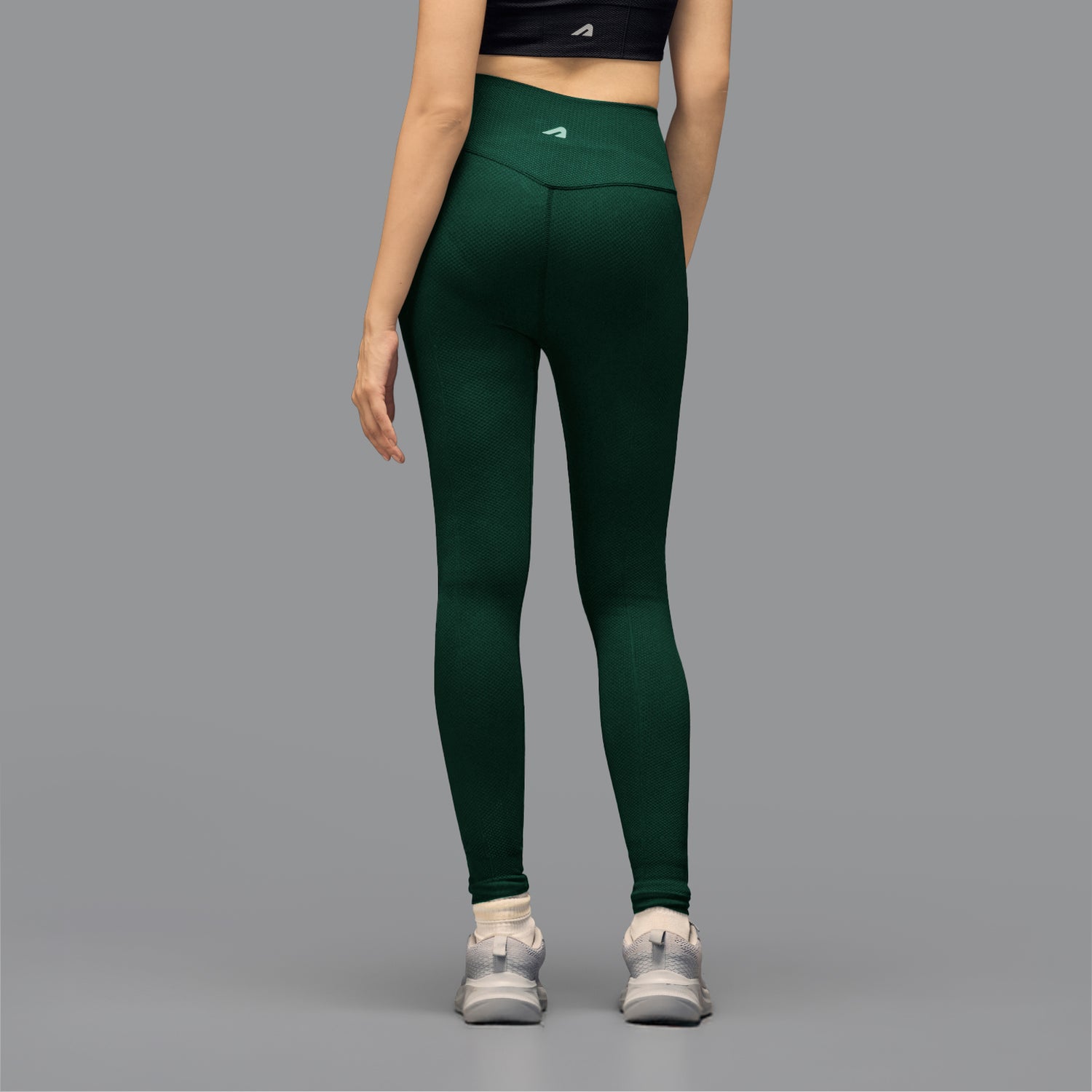 Limitless snatched high waisted diamond legging - Green