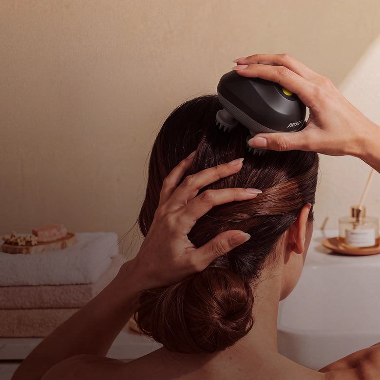 Scalp Flow Scalp Massager - Midnight black