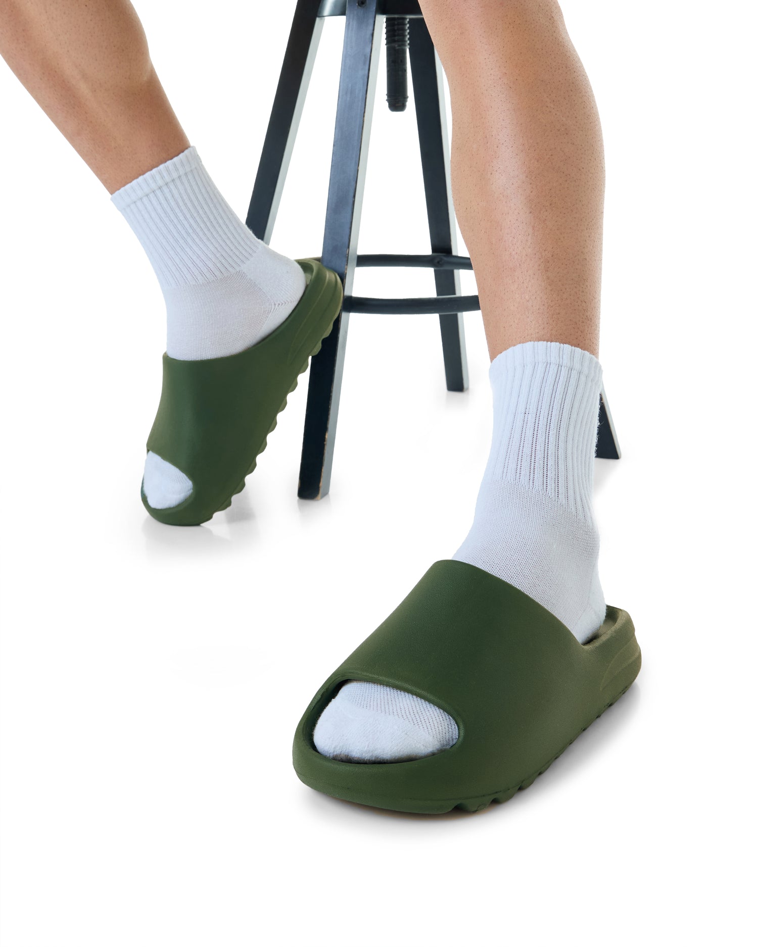 Boldfit Footwear Men Slidrx Eva Olive