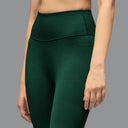 Limitless snatched high waisted diamond legging - Green