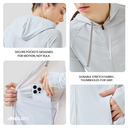Womens Full Sleeve UV Protection Summer Jacket - Grey