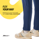 Casual Trackpant for Men - Navy
