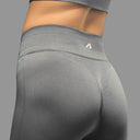 Limitless snatched Ruched back Flare Pants - GREY.