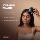 Scalp Flow Scalp Massager - Midnight black