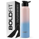 Stainless Steel water bottle - Black 1000ml