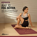 Pro Align 6 mm TPE Yoga Mat with Strap - Maroon