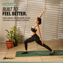 Pro Align 6 mm TPE Yoga Mat with Strap - Green