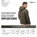 Sherpa Nylon Puffer Jacket -Olive