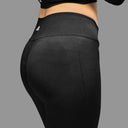 Limitless snatched Ruched back Flare Pants- Black