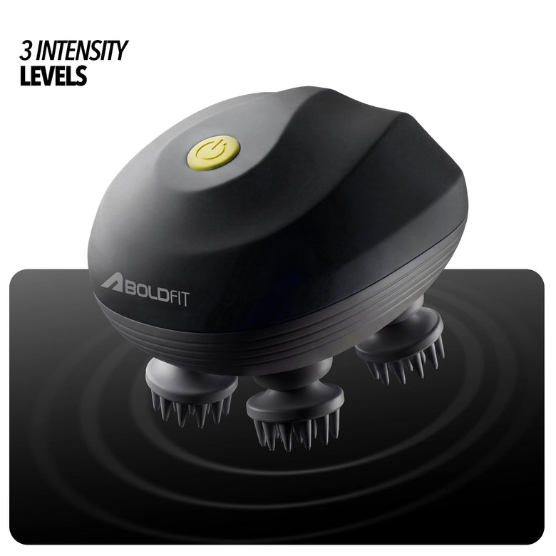 Scalp Flow Scalp Massager - Midnight black