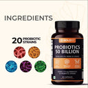 Probiotics 50 Billion CFU Gut Health Supplement
