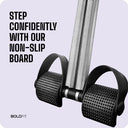Rubber Tummy Trimmer - Metallic