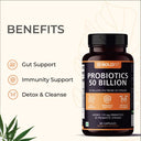 Probiotics 50 Billion CFU Gut Health Supplement