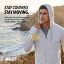 Mens Full Sleeve UV Protection Summer Jacket - Grey