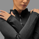 Limitless Snatched Cropped Ripped Jacket - BLACK
