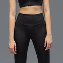 Limitless Snatched high waisted Ribbed Leggings - BLACK