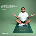 Pro Align 6 mm TPE Yoga Mat with Strap - Green