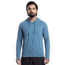 Mens Full Sleeve UV Protection Summer Jacket - Blue