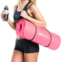 NBR Yoga mat with Carrying Strap