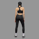 Limitless snatched ribbed sports bra - Black