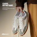 Klunys Men's Sneakers - White & Green