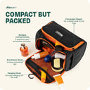 Boldfit Toiletry Bag Black Orange