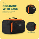 Boldfit Toiletry Bag Black Orange