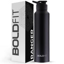 Stainless Steel water bottle - Black 1000ml