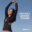 Womens Full Sleeve UV Protection Summer Jacket - Black