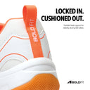 Archer Badminton Shoes - White/Orange