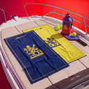 RCB OFFICIAL BATH TOWEL - BLUE (70 x 140cm)