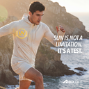 Mens Full Sleeve UV Protection Summer Jacket - Grey
