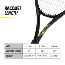 Tennis Racket for Adult Future 27 - Yellow black