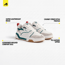 Rogue Men's Shoes - Teal Off White