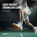 Archer Badminton Shoes - White/Orange