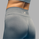 Limitless snatched Ruched back Flare Pants - GREY.