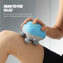 Scalp Flow Scalp Massager - Nordic Teal