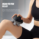 Scalp Flow Scalp Massager - Midnight black