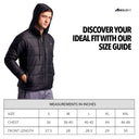 Sherpa Nylon Puffer Jacket - Black