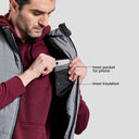 Alpine Mens Sleeveless Jacket - Grey