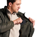 Sherpa Nylon Puffer Jacket -Olive