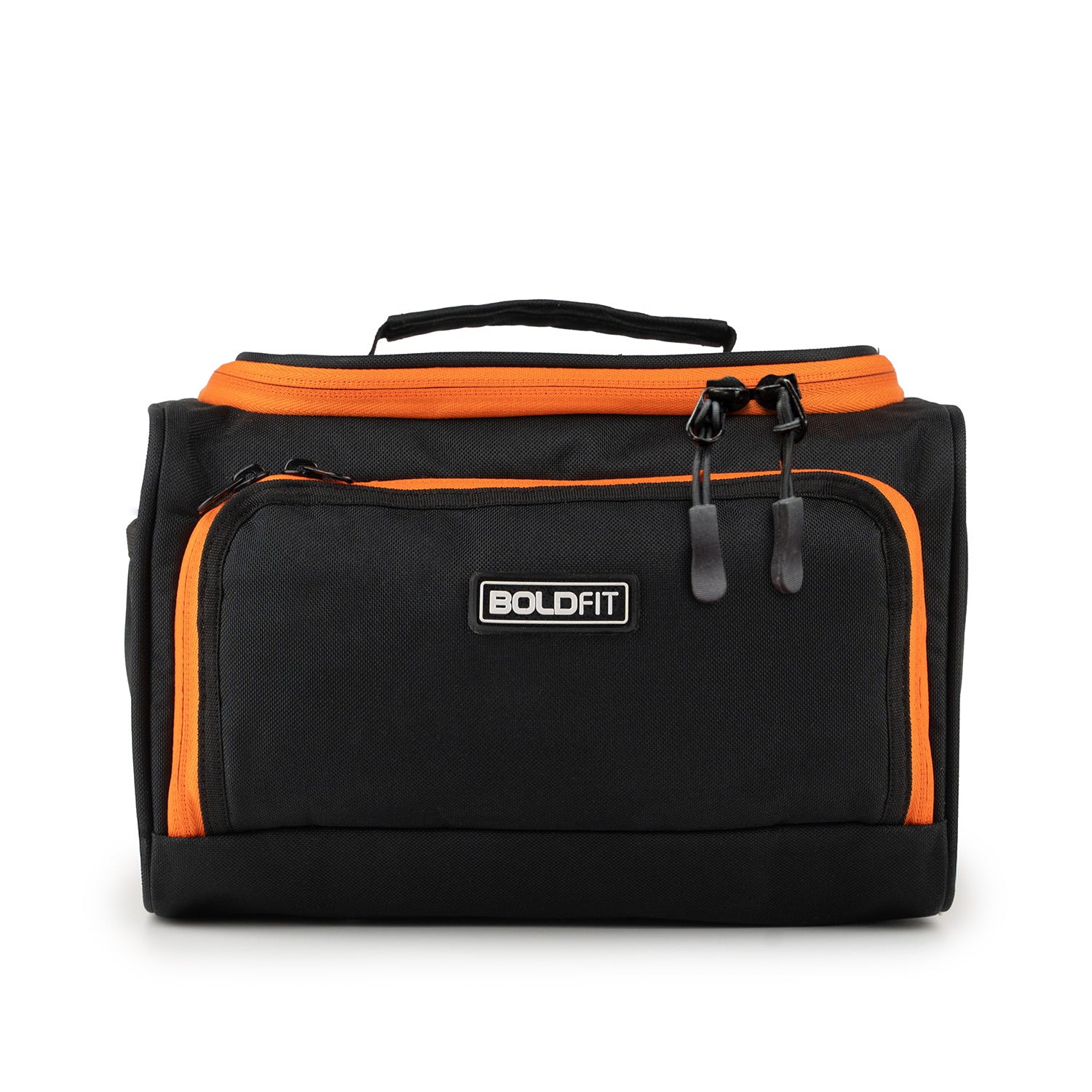 Boldfit Toiletry Bag Black Orange