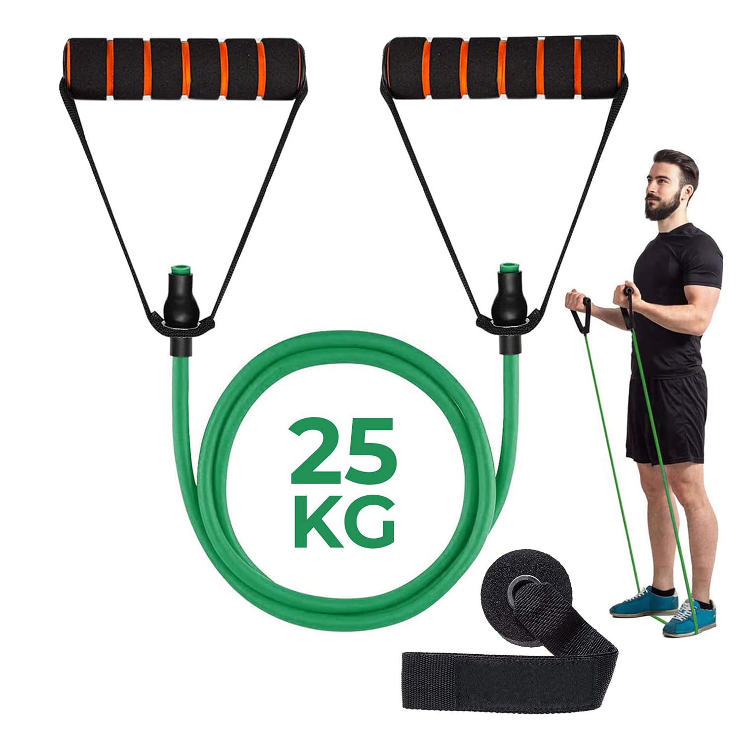 Resistance Tube with Foam Handles
