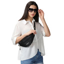 Waist Bag with 3 Pouch- Fanny Pack Black