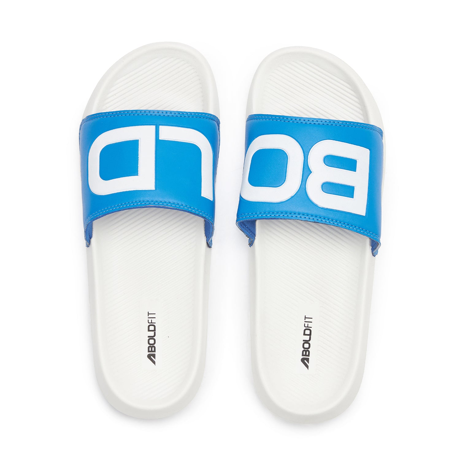 Footwear Men Basic Slidz Pu Slider Blue