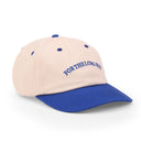 Washed Caps  White Blue  For The Long Run