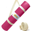 Yoga mat for Women and Men with Carry Strap