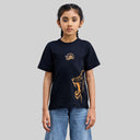 Official CSK Merch - Black-Orange Leo Kids T-Shirt Kids